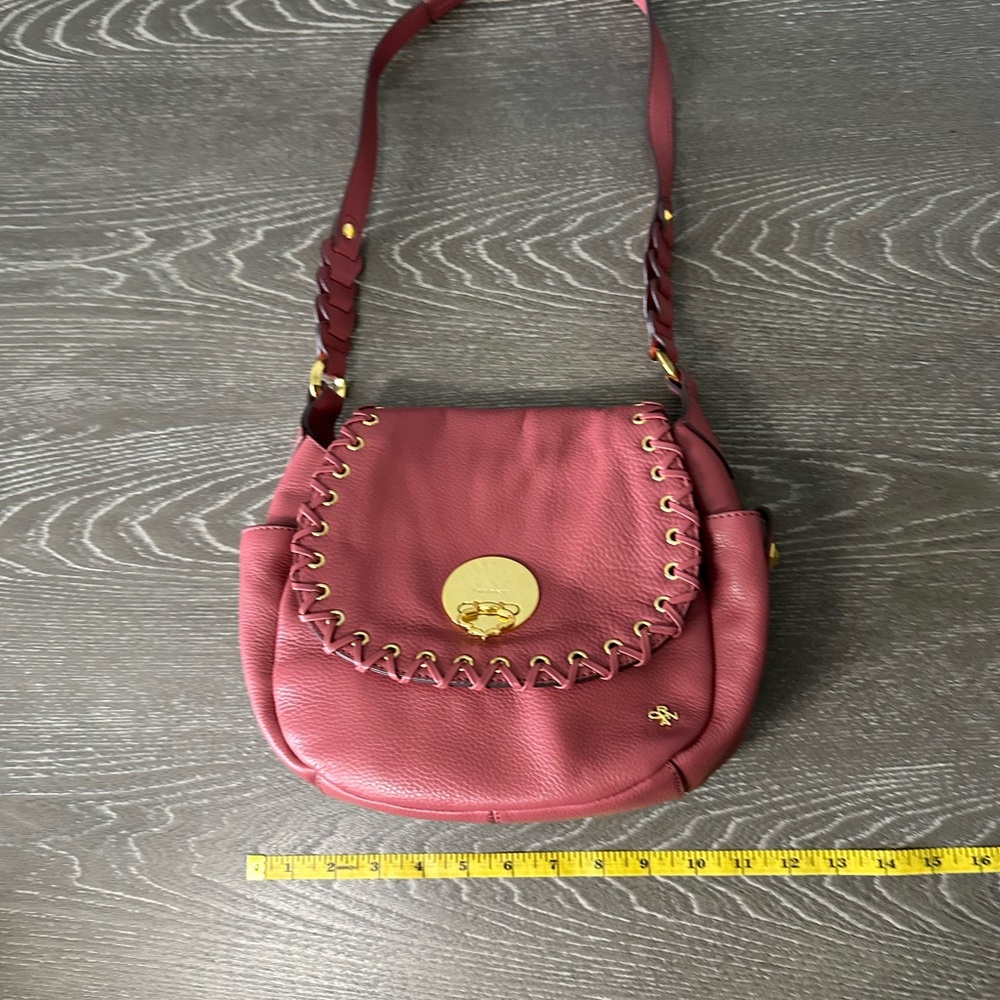 OrYANY Leather Shoulder Bag - Red - Picture 9 of 12